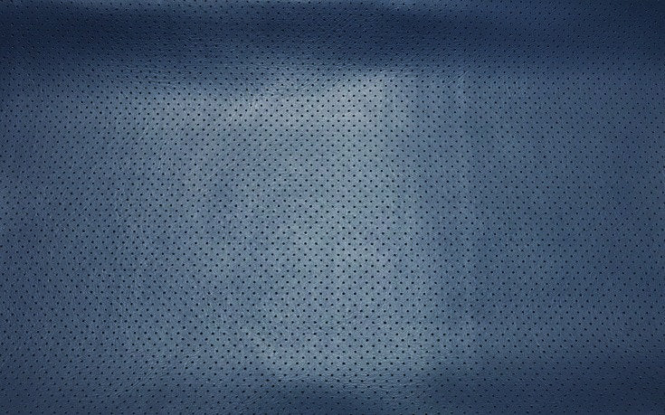 LUVFABRICS Fully Perforated Holes Marine Grade Upholstery Hospitality  Automotive Faux Leather Vinyl Fabric (Black Black Black)