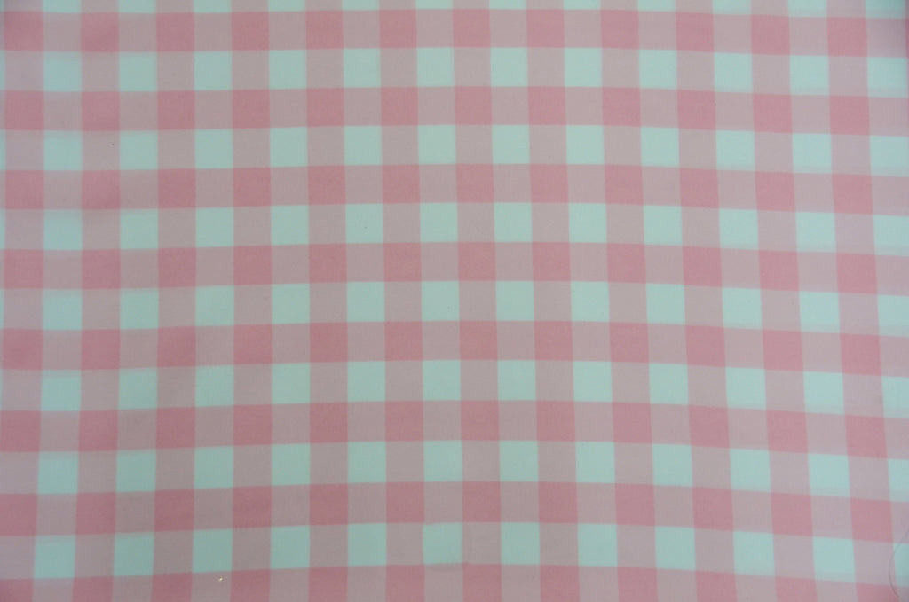 Checkered Printed Poplin Fabric By The Yard