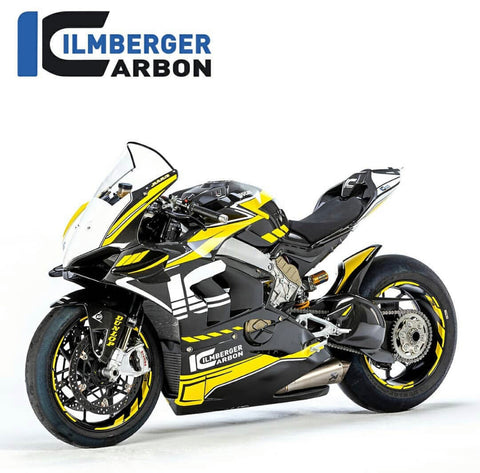 Ducati panigale v4r race track bodywork from ilmberger carbonparts