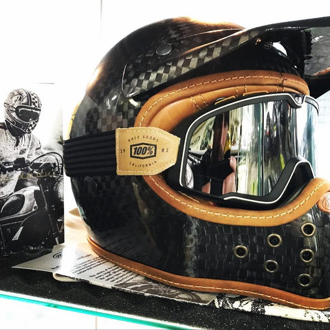 Caschi Premier retrò MX off road casco MotoX anniversario in fibra di carbonio