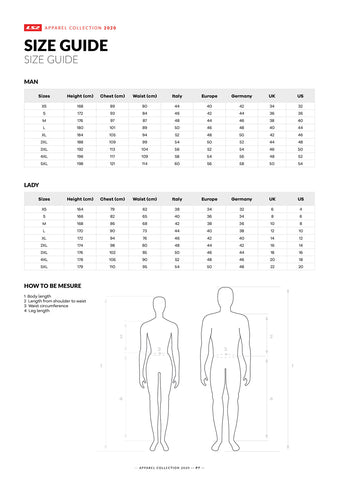 ls2 helmets clothing range size guide