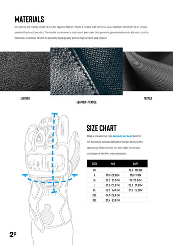 ls2 helmets gloves size guide