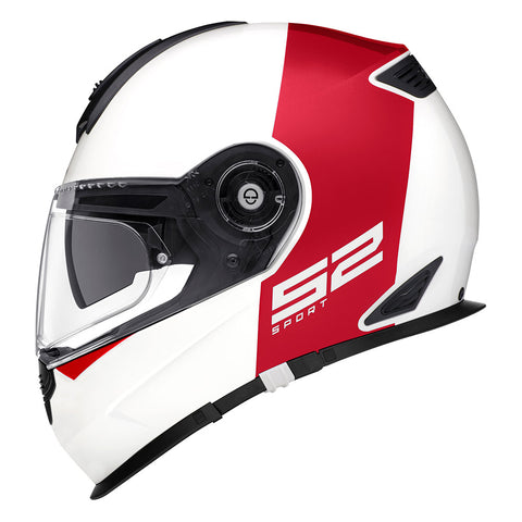 Schuberth s2 redux white and red