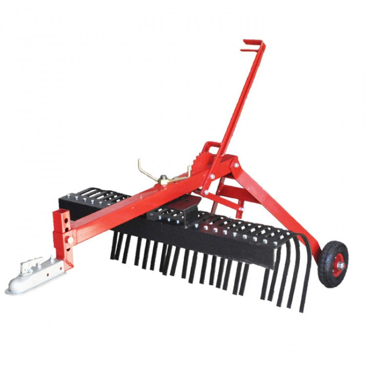 1200mm 4ft Landscape Stick Rake Tow Behind ATV | QualityJack