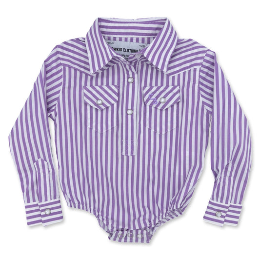 Pink & White Stripe Long Sleeve Pearl Snap – Cowkid Clothing Company