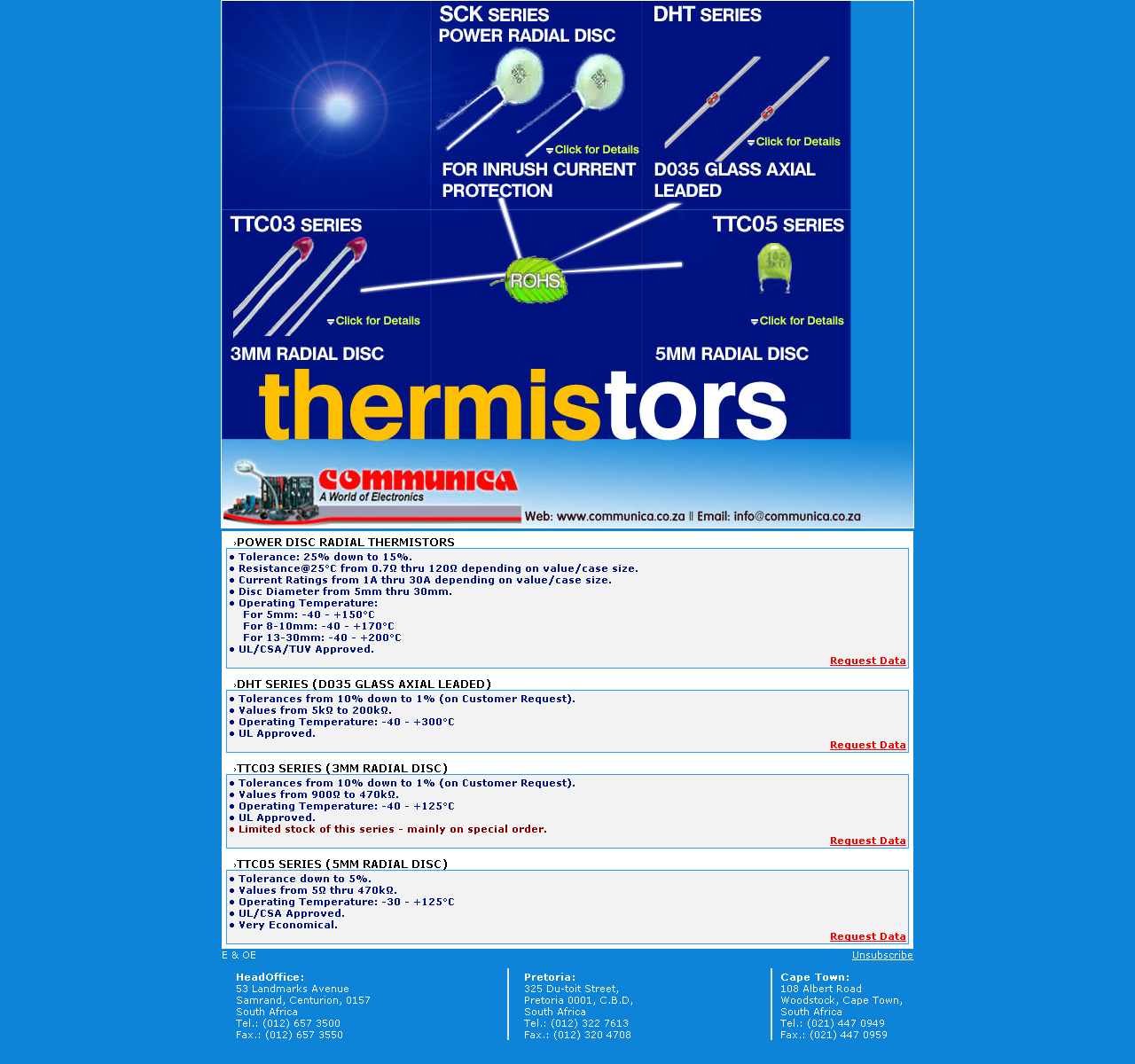 Thermistors