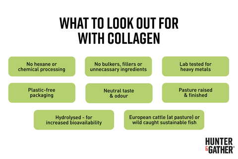 what to look out for with collagen