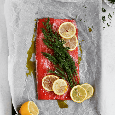 Hunter & Gather Lemon and Dill Salmon with 100% Olive Oil & Lemon Mayonnaise