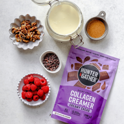 Mocha Yoghurt Bowl Recipe with Added Collagen Creamer