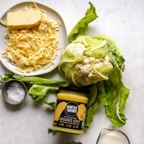 Keto Cauliflower Cheese Recipe with Organic Ghee