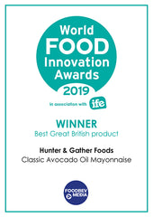 world food innovation awards 2019 winner certificate