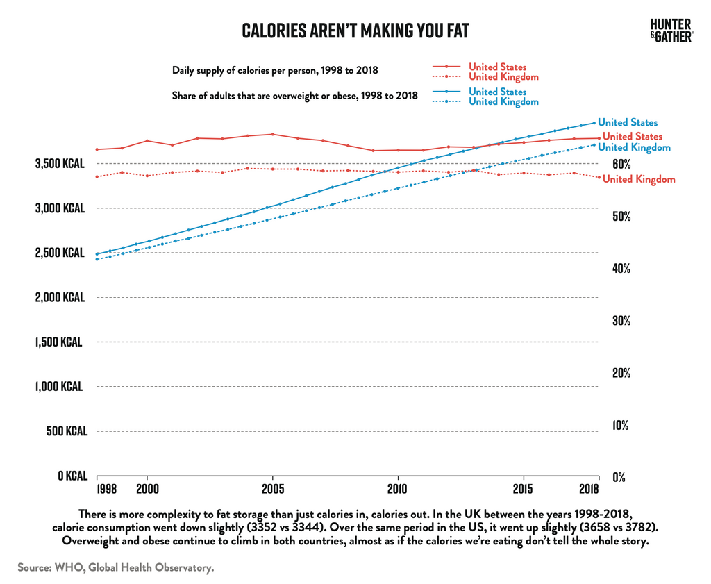 Calories aren't making you fat graph