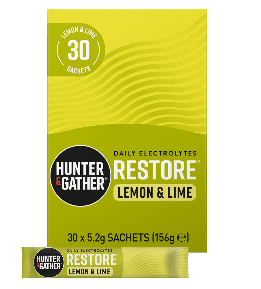 Lemon & Lime Restore® All Natural Daily Electrolytes - Hunter  Gather product image