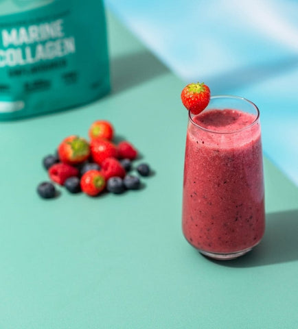 Marine Collagen and Berry smoothie