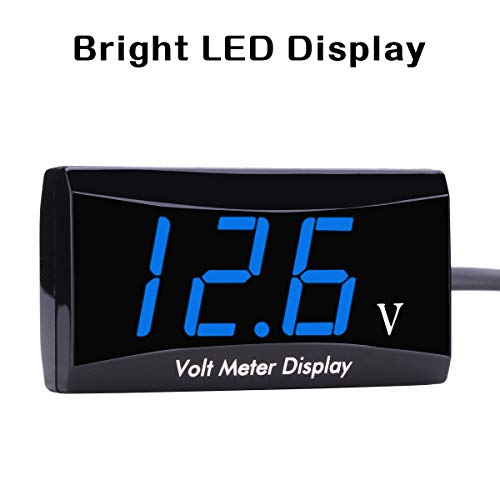 Led Anzeige Digital Voltmeter Auto Motorrad Spannung Volt Gauge Panel Ma06 Other Test Meters Detectors Business Industrial