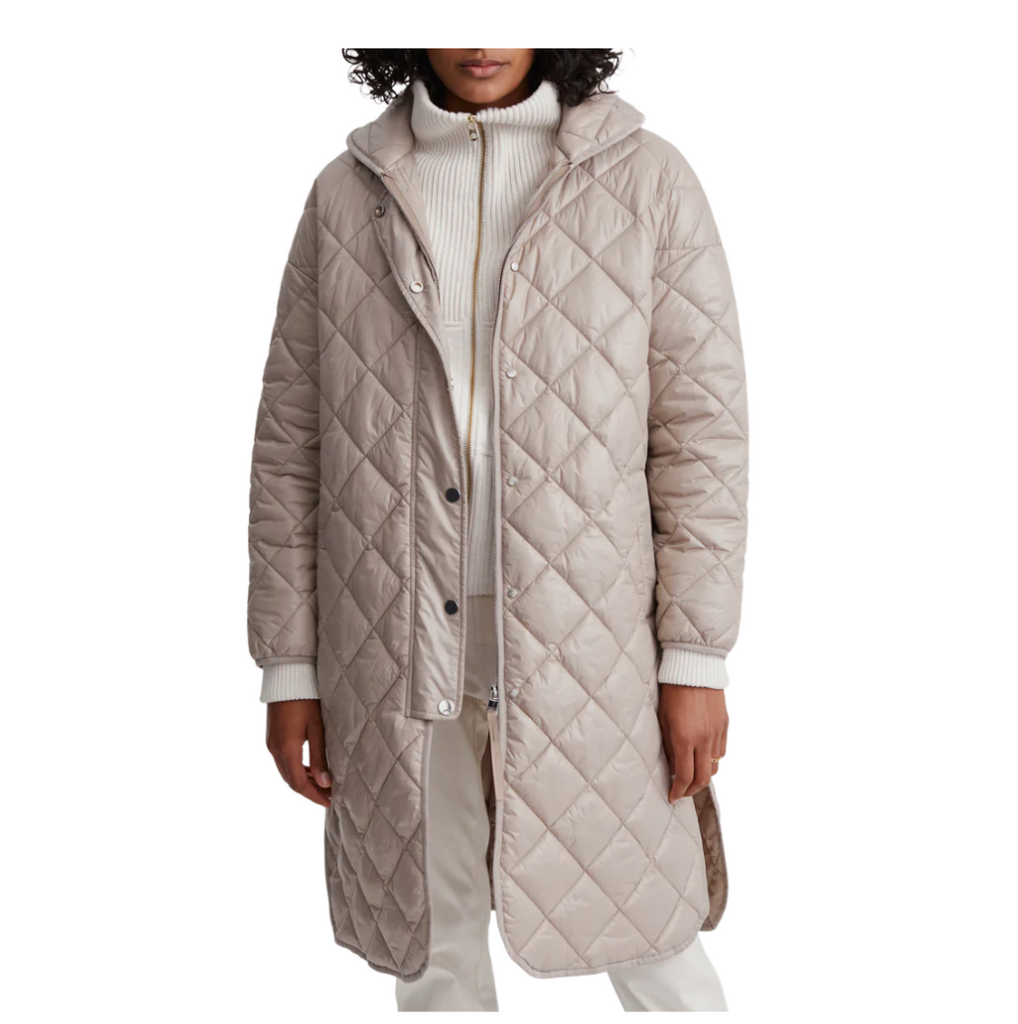 rosarymoon  Fluffy Jacquard Quilted Coat