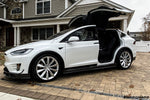  2016-2021 Tesla X SUV RZS Style Carbon Fiber Side Skirts - DarwinPRO Aerodynamics 