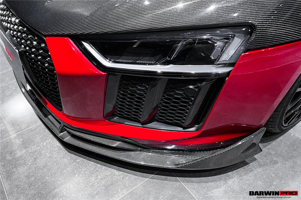 2016-2018 Audi R8 Coupe/Spyder iMP Performance Carbon Fiber Front Lip - DarwinPRO Aerodynamics