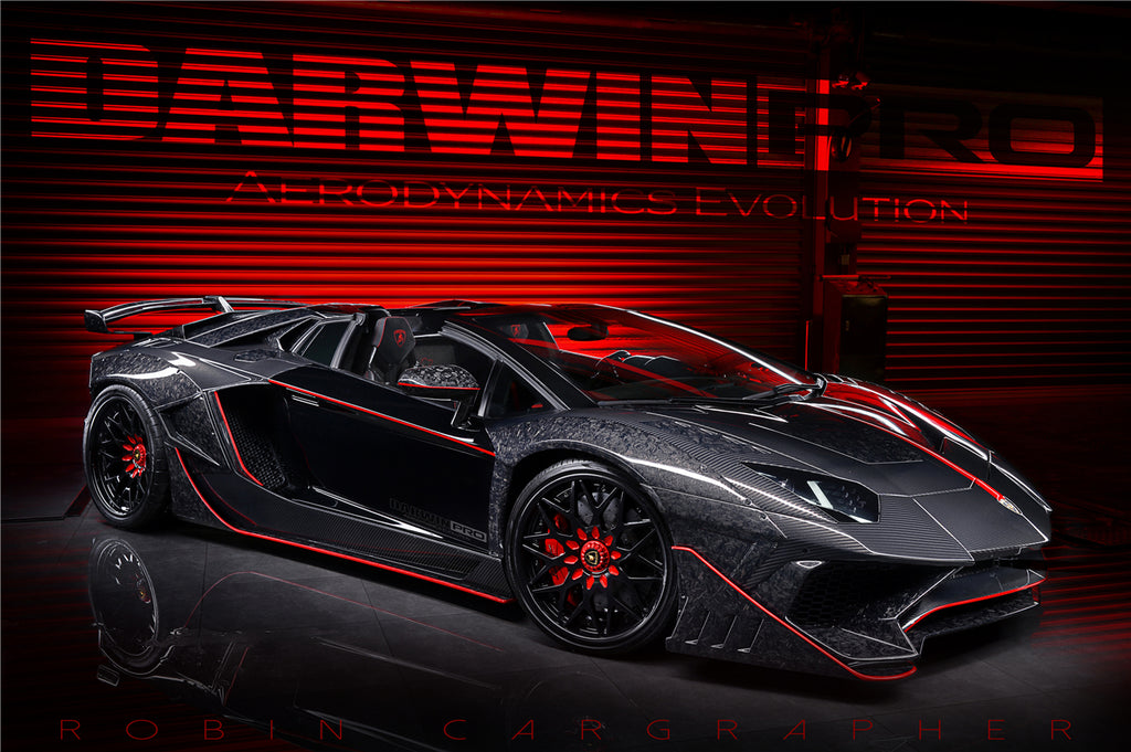 2011-2016 Lamborghini Aventador LP700 Coupe SV-BKSSII Style Wide body