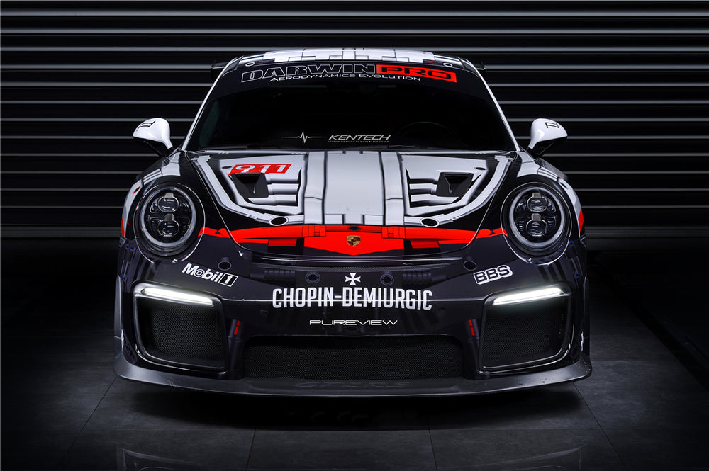 2016-2019 Porsche 911  Carrera /S GT2RS Style Partial Carbon Fibe