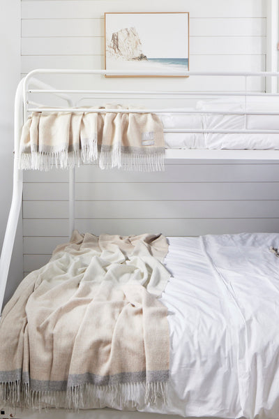 bunk beds in cottage, jo alcorn