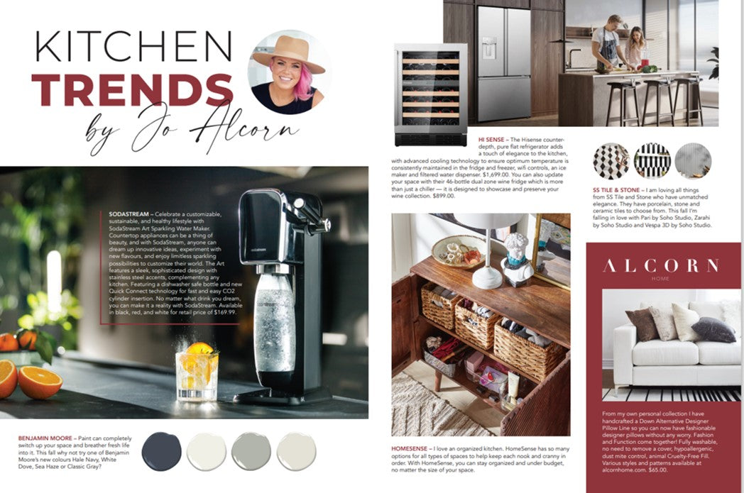 Kitchen Trends, Jo Alcorn Home Trends Magazine