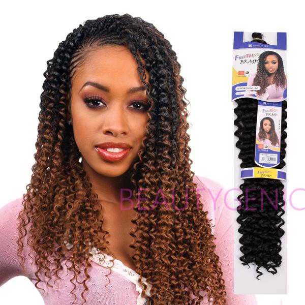 Freetress Synthetic Hair Crochet Braids Water Wave 22 Inches