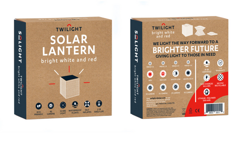 Compostable Packaging for Collapsable Solar Lantern