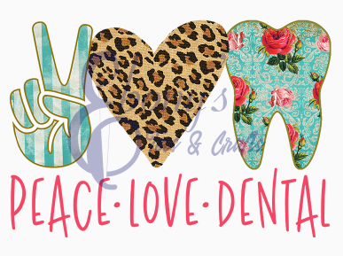 Free Free 258 Peace Love Dental Svg SVG PNG EPS DXF File