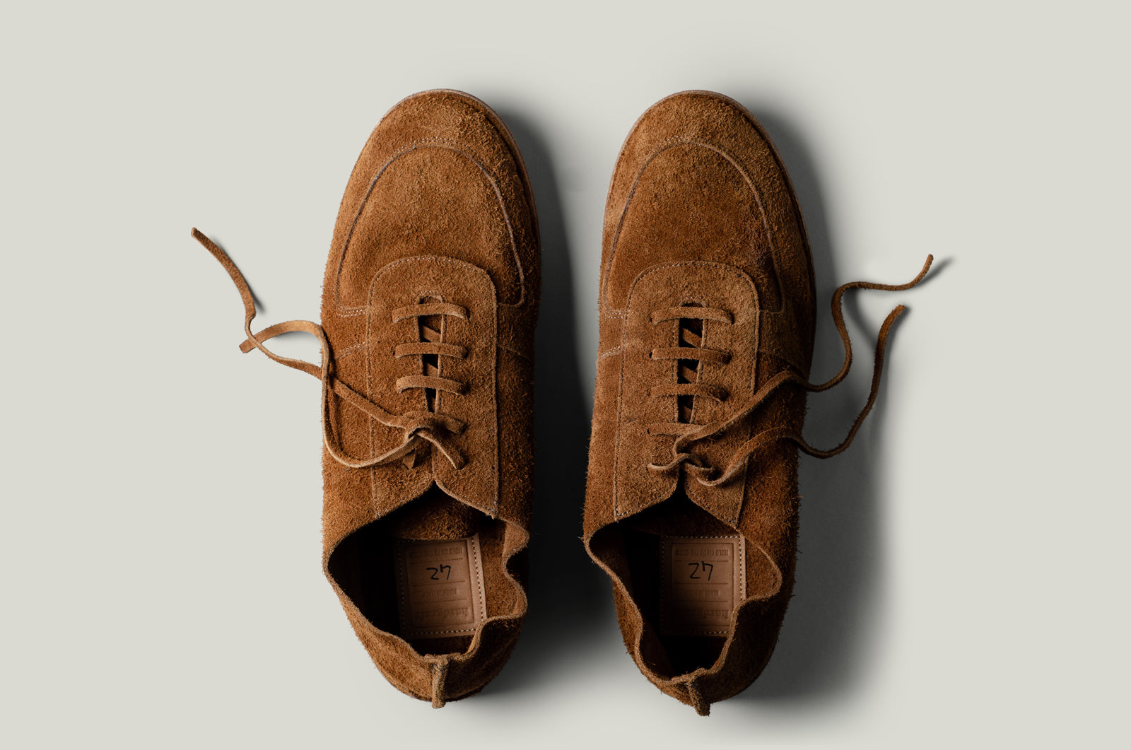 Pure Suede Shoes . Brown