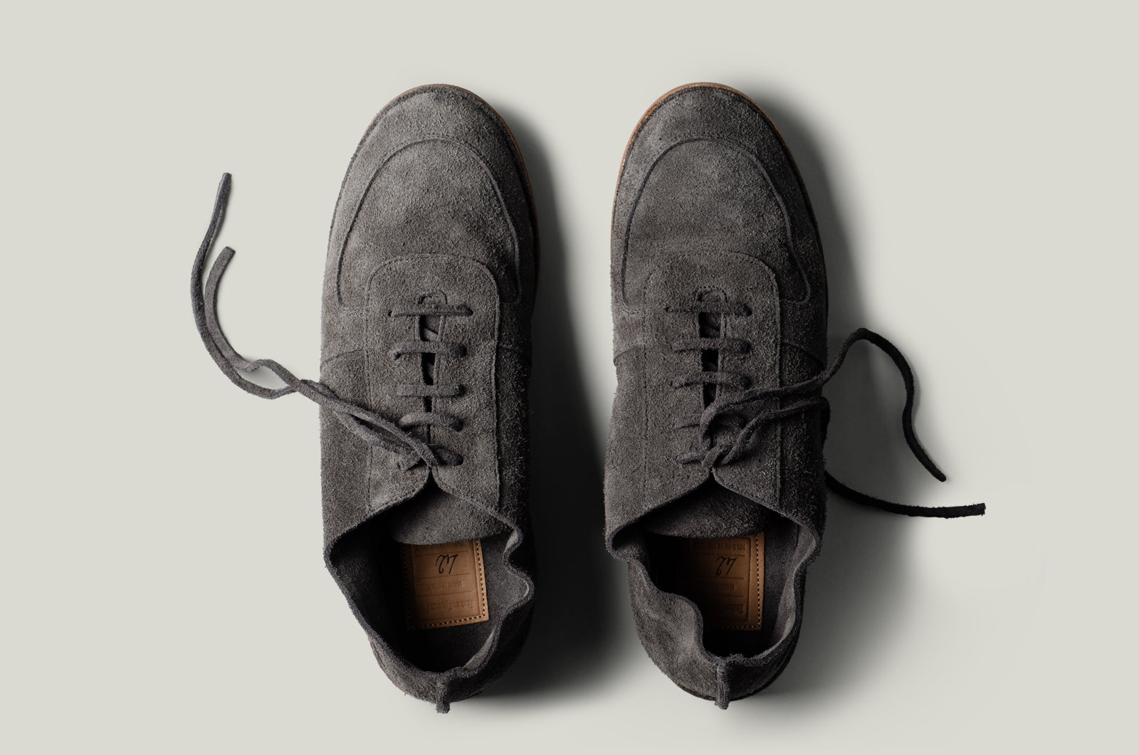 Pure Suede Shoes . Grey