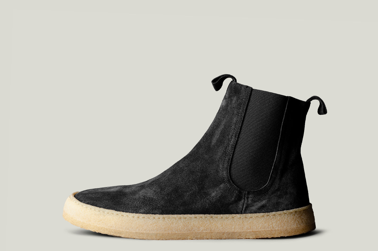 Chelsea Boots . Off Black