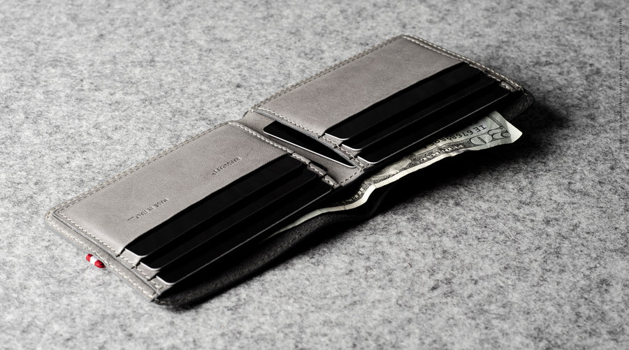 Cash Card Wallet . Off Grey