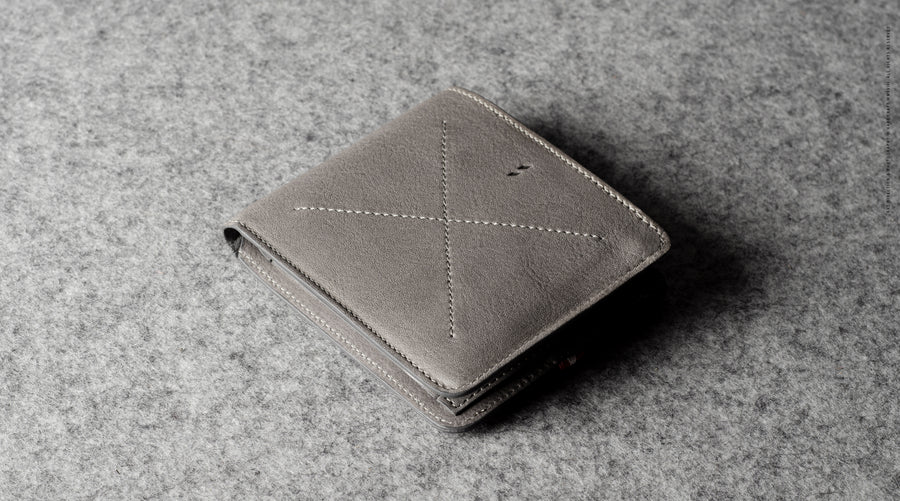 Cash Card Wallet . Off Grey – hardgraft