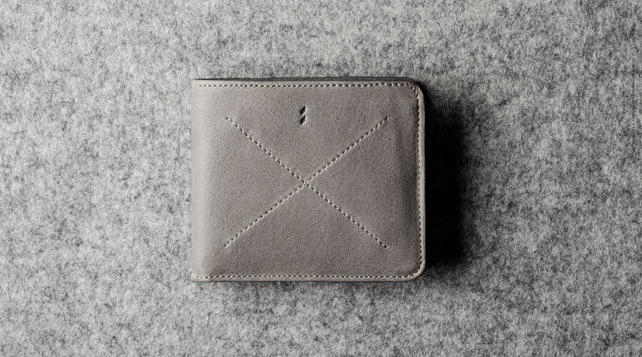 Cash Card Wallet . Off Grey – hardgraft