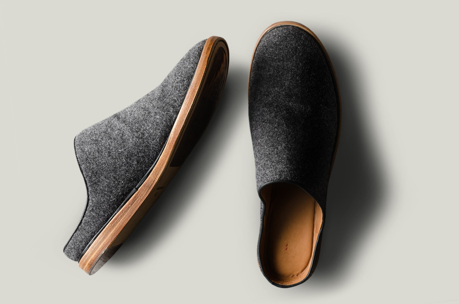 In & Out Wool Slip Ons