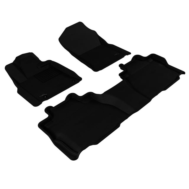 3D Maxpider 12-22 Toyota Sequoia 2nd Row Bench Kagu 1st & 2nd Row - Set | Black | L1TY27501509