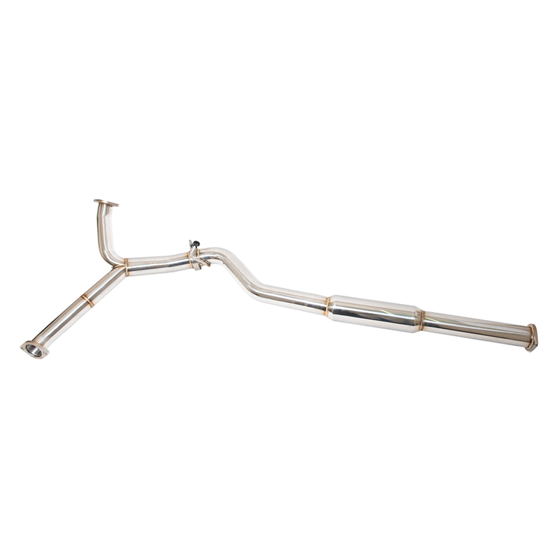 EXTREME ONLINE STORE 22-24 Subaru WRX 3" TO 2.5" PIPING T304 STAINLESS STEEL RESONATED MID PIPE | EXT-MP055