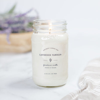 Pure Vanilla Essential Oil Candle – Fontana Candle Co