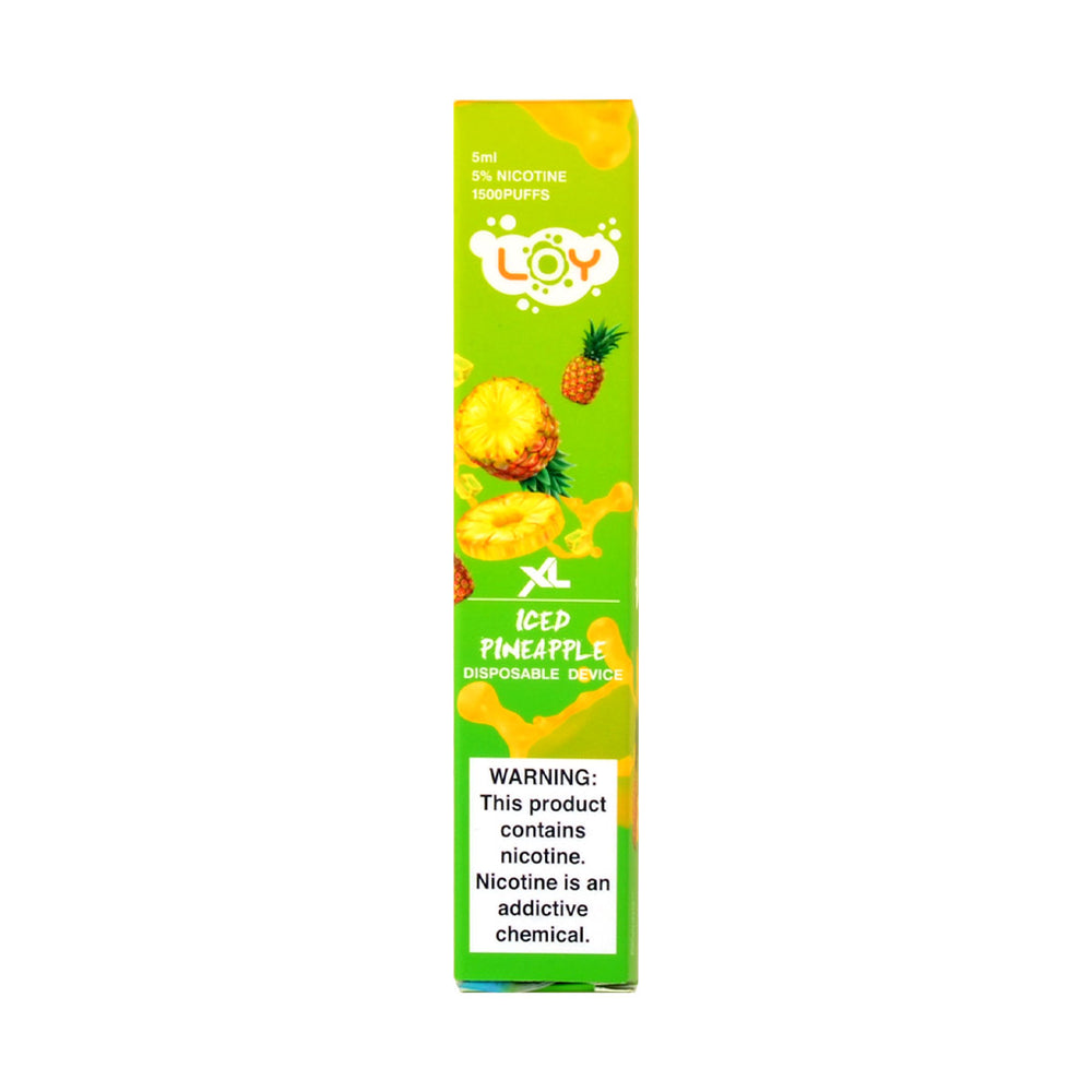 Loy Xl Disposable Vape Iced Pineapple Buy Online On Pods Outlet