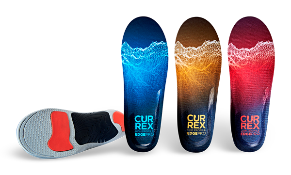CURREX EDGEPRO insoles for ski boots in high, medium and low profiles