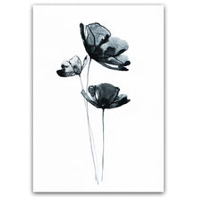 Load image into Gallery viewer, Modern New Chinese Ink Painting Abstract Woman and Lotus Flower Canvas Painting Print Poster Picture Wall Art Home Decoration
