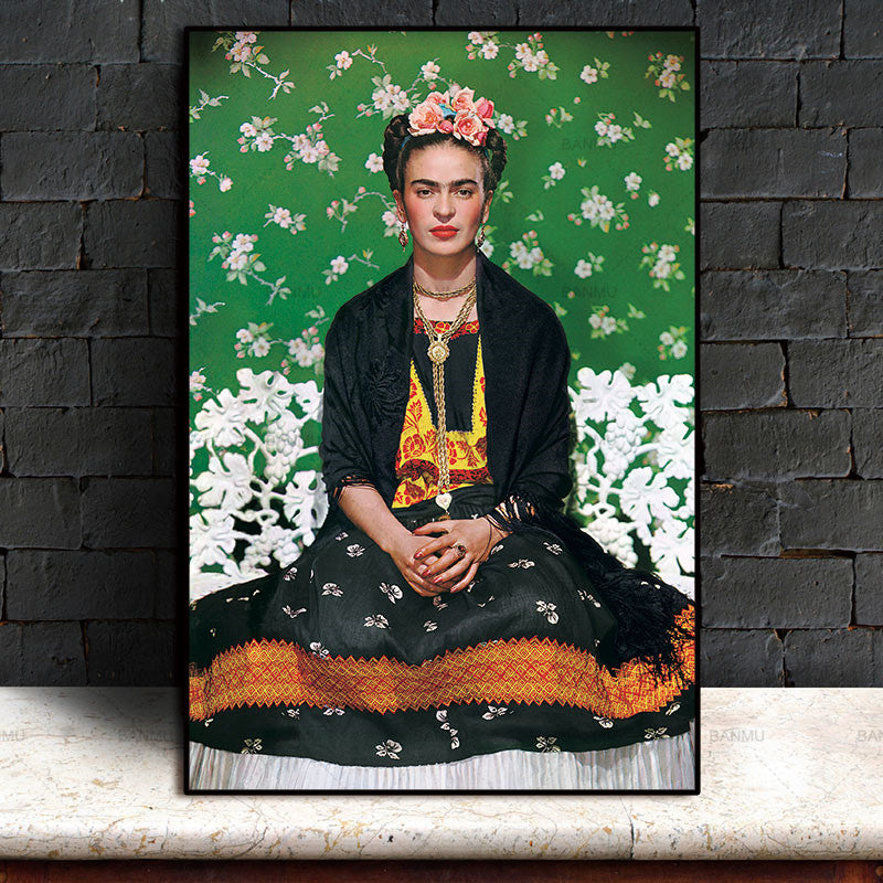 Picture Canvas Painting Print Wall Art Artist Frida Wall Art Picturer Retrodora