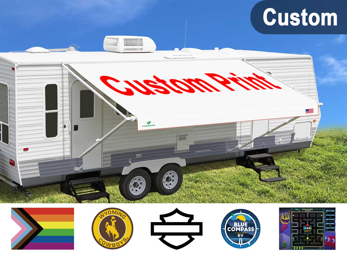 Tentproinc RV Awning Fabric Replacement - Customized Photograph