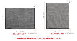 Tentproinc RV Awning Sun Shade - Screen Sunshade Complete Kits - Customized - max drop 10' - All Colors & Length