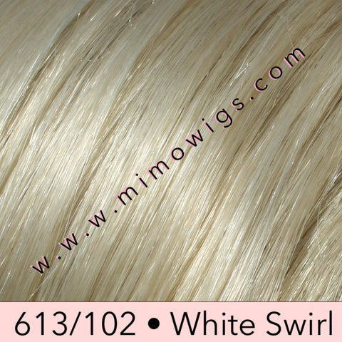 613/102 • WHITE SWIRL | Pale Natural Gold Blonde with pale warm gold blonde