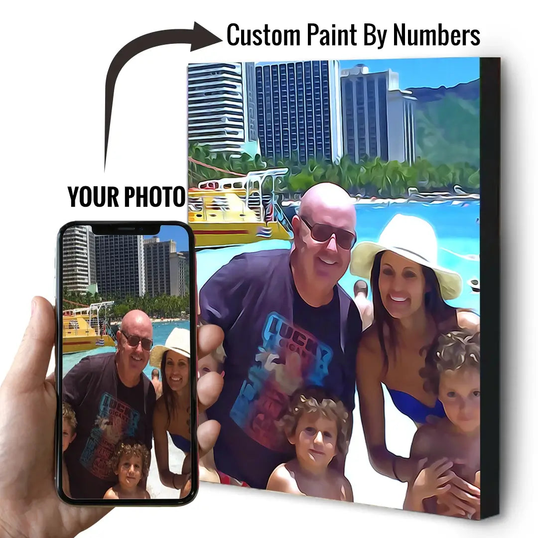 Paint by numbers - Customization: We customize for business and private  customers the Painting by Number kits. Bring your own photo as Paint by  Numbers' themes