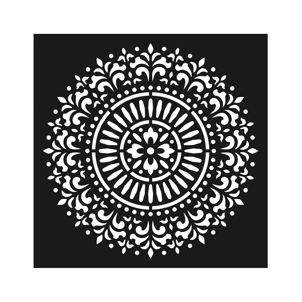 Stencil - Mandala 4 inch X 4 inch – Itsy Bitsy