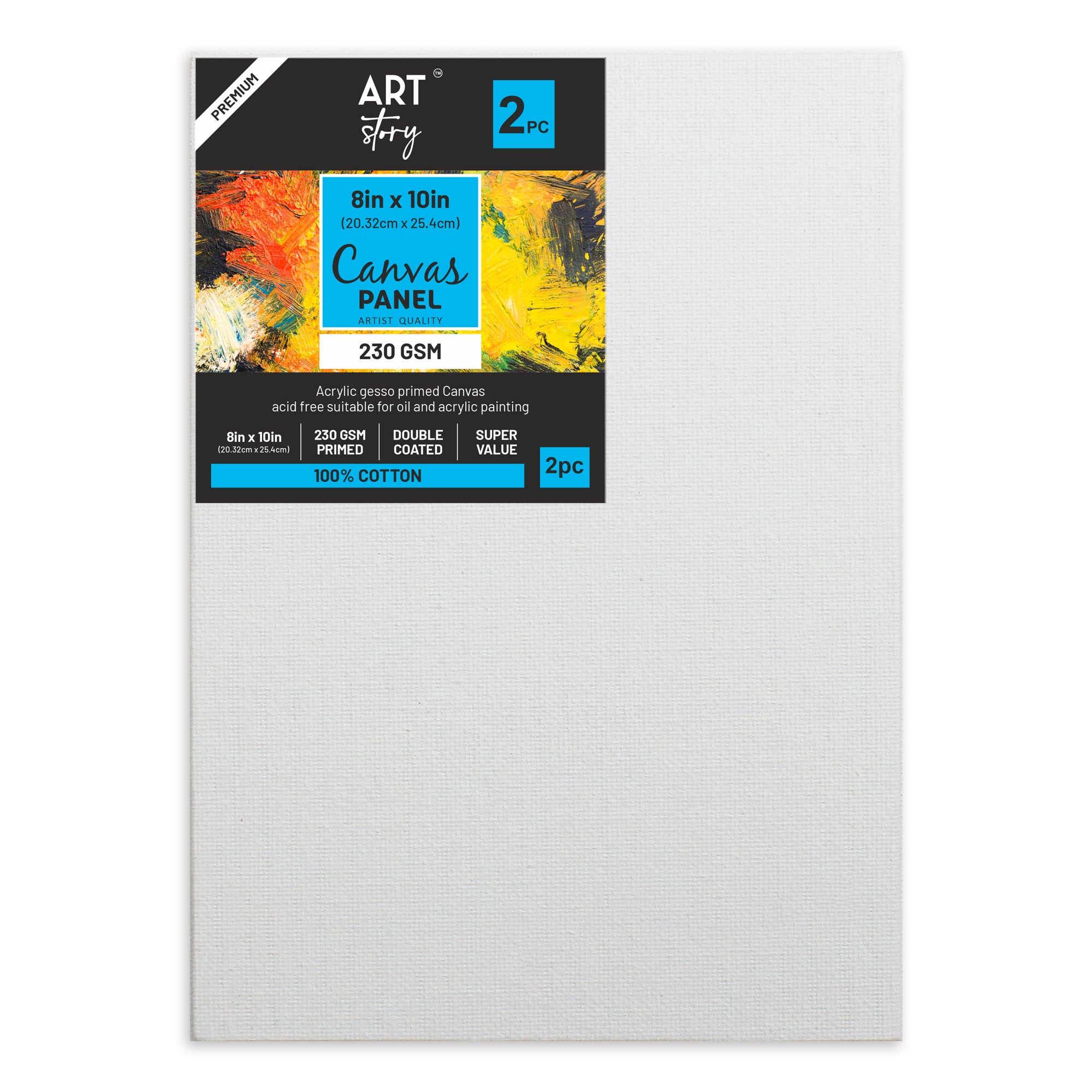 1pc 12*12 Inches Painting Board 3mm Thick Oil Paint Board Acrylic Paint  Board For Art Students