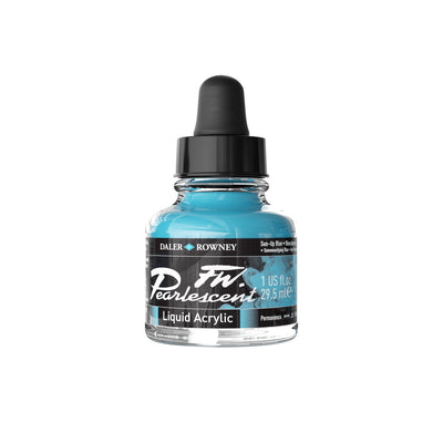 Daler-Rowney Fw Pearlescent 29.5ml Sun-Up Blue